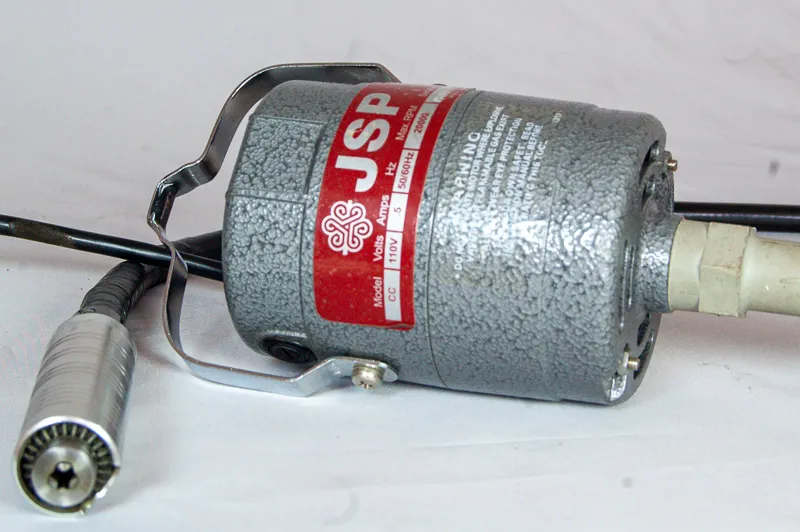 Taladro de eje flexible para joyeria